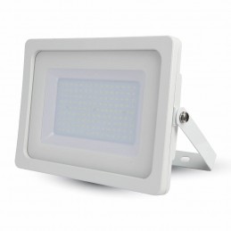 Proyector LED Slim 100W Blanco Luz Blanco Frio 6400K 8500Lm