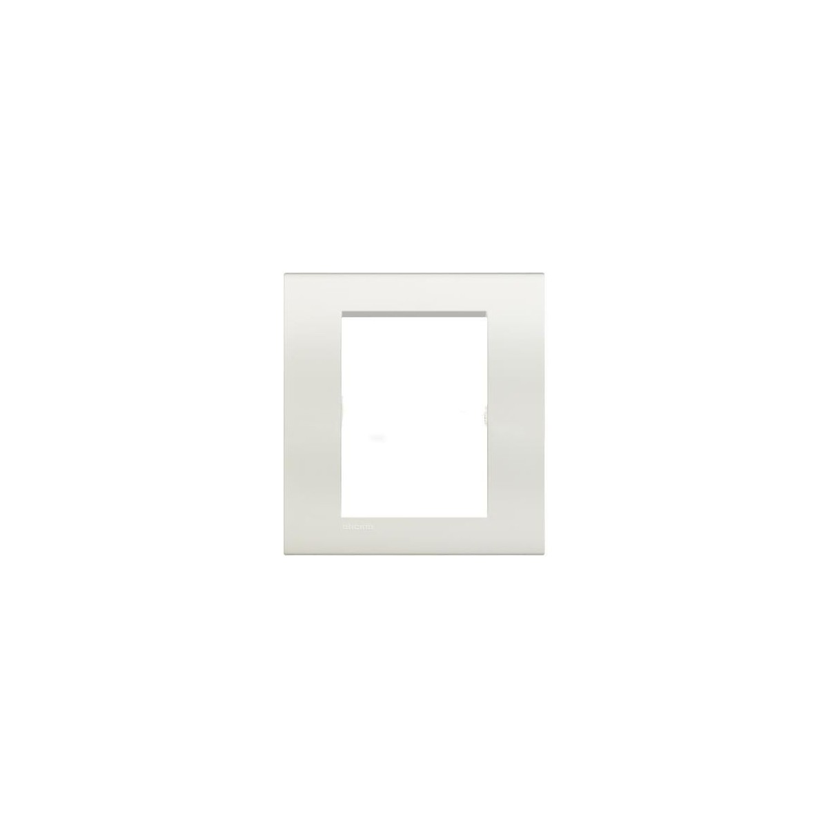 Placa 3+3 modulos blanca Bticino LNA4826BI