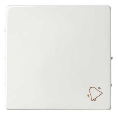 Tecla pulsador timbre ancha blanca Serie 82 Simon 82017-30