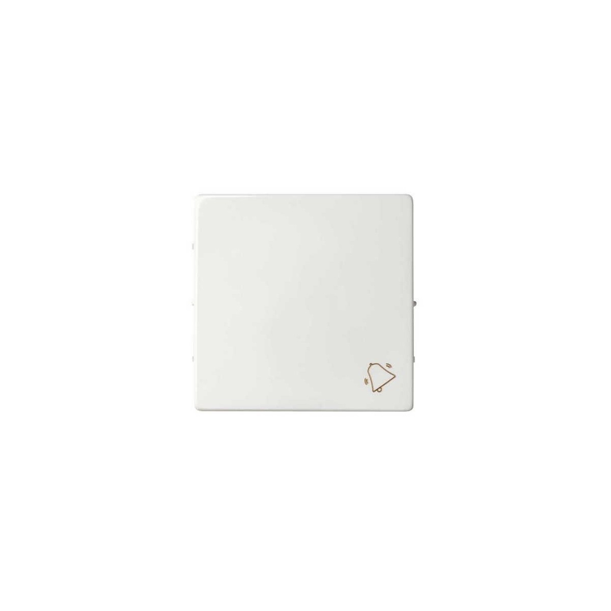 Tecla pulsador timbre ancha blanca Serie 82 Simon 82017-30