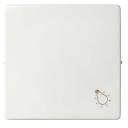 Tecla pulsador luz ancha blanca Serie 82 Simon 82018-30