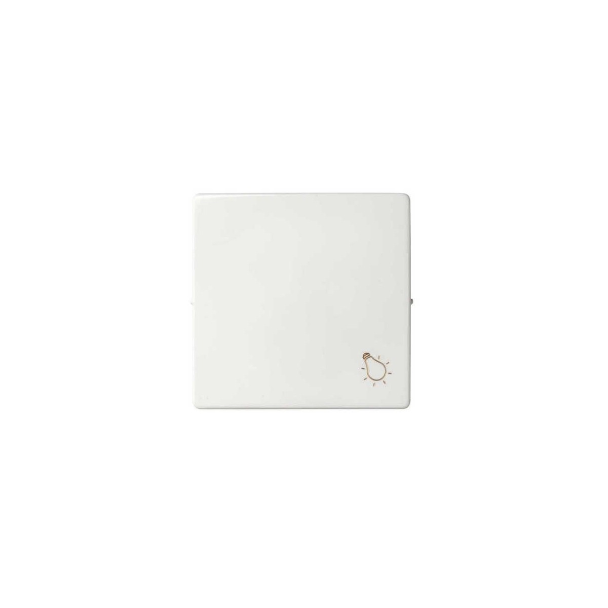 Tecla pulsador luz ancha blanca Serie 82 Simon 82018-30