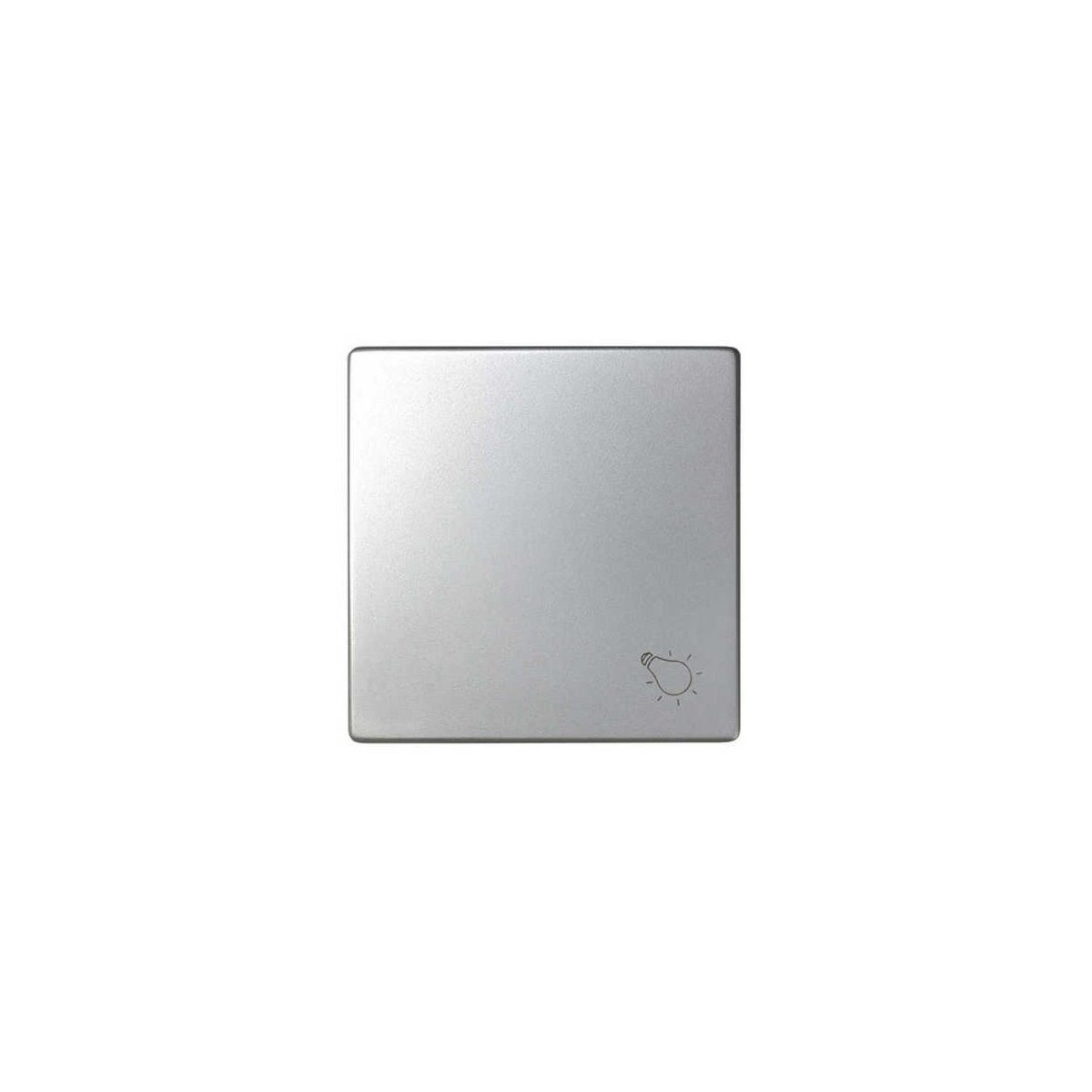 Tecla pulsador luz ancha aluminio Serie 82 Simon 82018-33