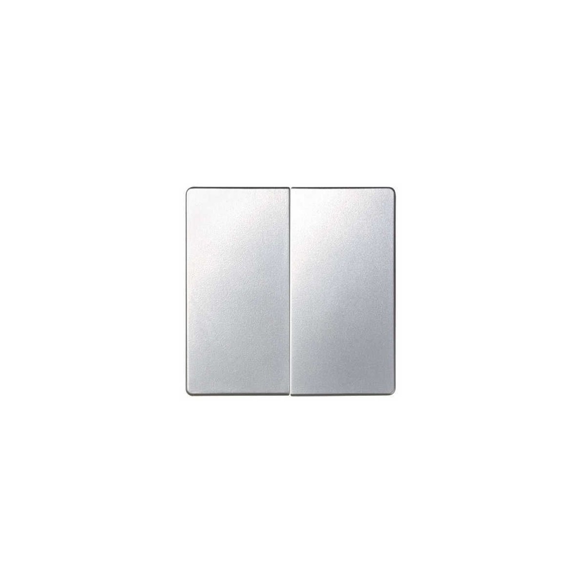 Tecla grupo 2 interruptores conmutadores pulsadores aluminio Serie 82 Simon 82026-33