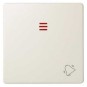 Tecla pulsador timbre simbolo campana con visor ancha marfil Serie 82 Simon 82015-31