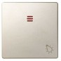 Tecla pulsador luz simbolo luz con visor ancha cava Serie 82 Simon 82016-34