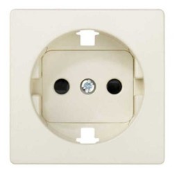 Tapa enchufe schuko TT seguridad marfil Serie 82 Simon 82041-31