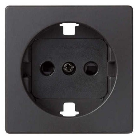 Tapa enchufe schuko TT seguridad grafito Serie 82 Simon 82041-38
