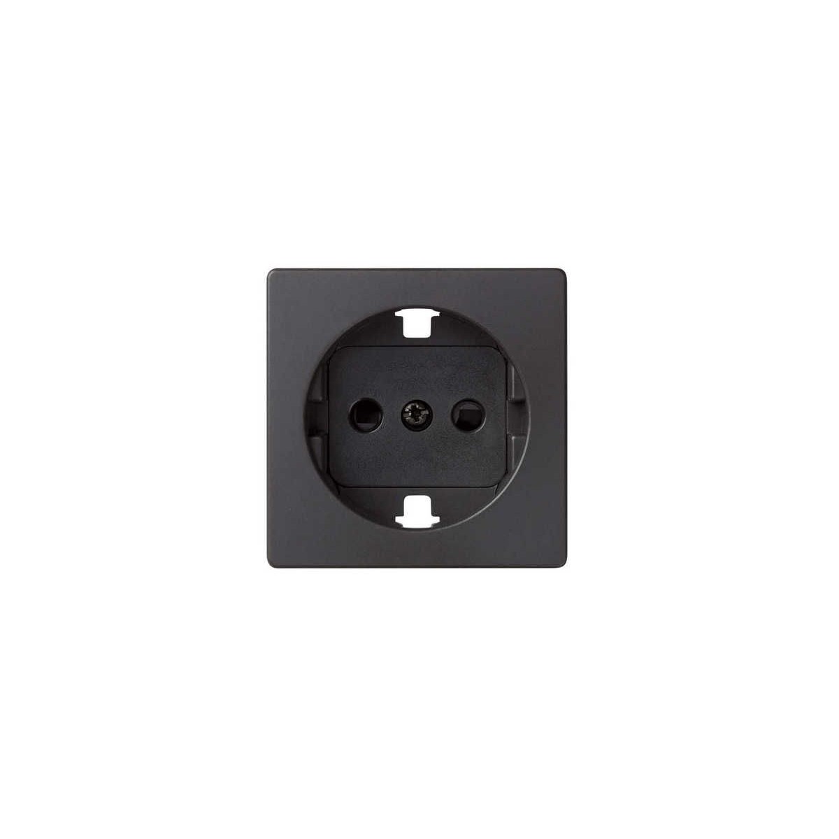 Tapa enchufe schuko TT seguridad grafito Serie 82 Simon 82041-38