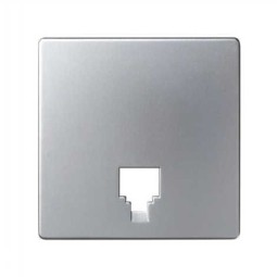 Tecla toma telefono ancha aluminio Serie 82 Simon 82062-63
