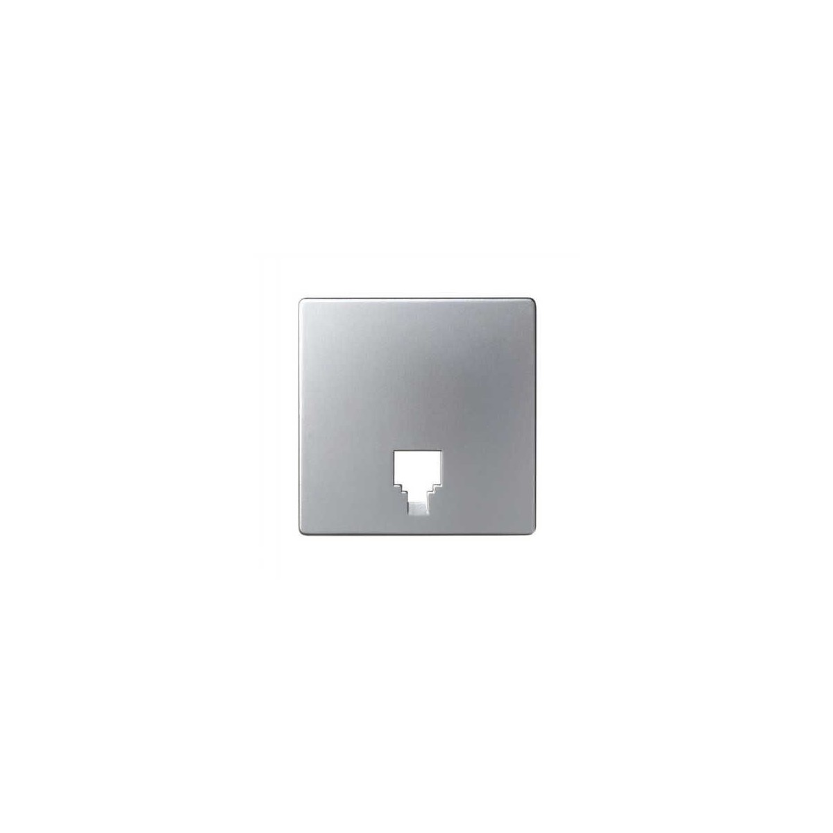 Tecla toma telefono ancha aluminio Serie 82 Simon 82062-63