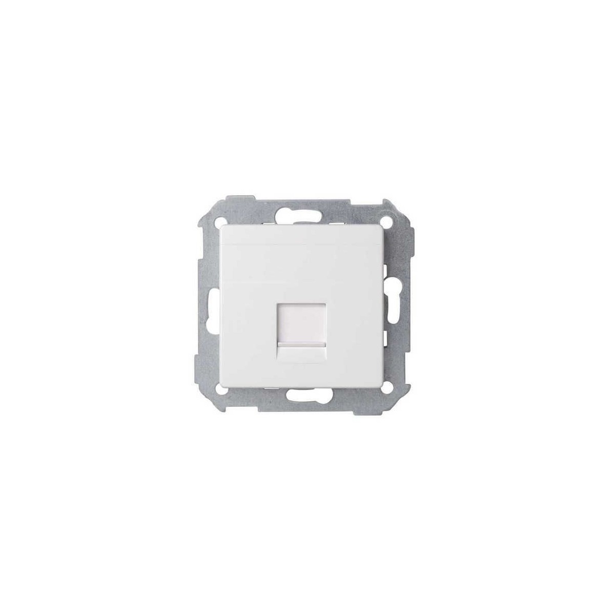 Tecla para 1 conector AMP ancha blanca Serie 82 Simon 82005-30