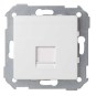 Tecla para 1 conector AMP ancha blanca Serie 82 Simon 82005-30