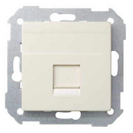 Tecla para 1 conector AMP ancha marfil Serie 82 Simon 82005-31