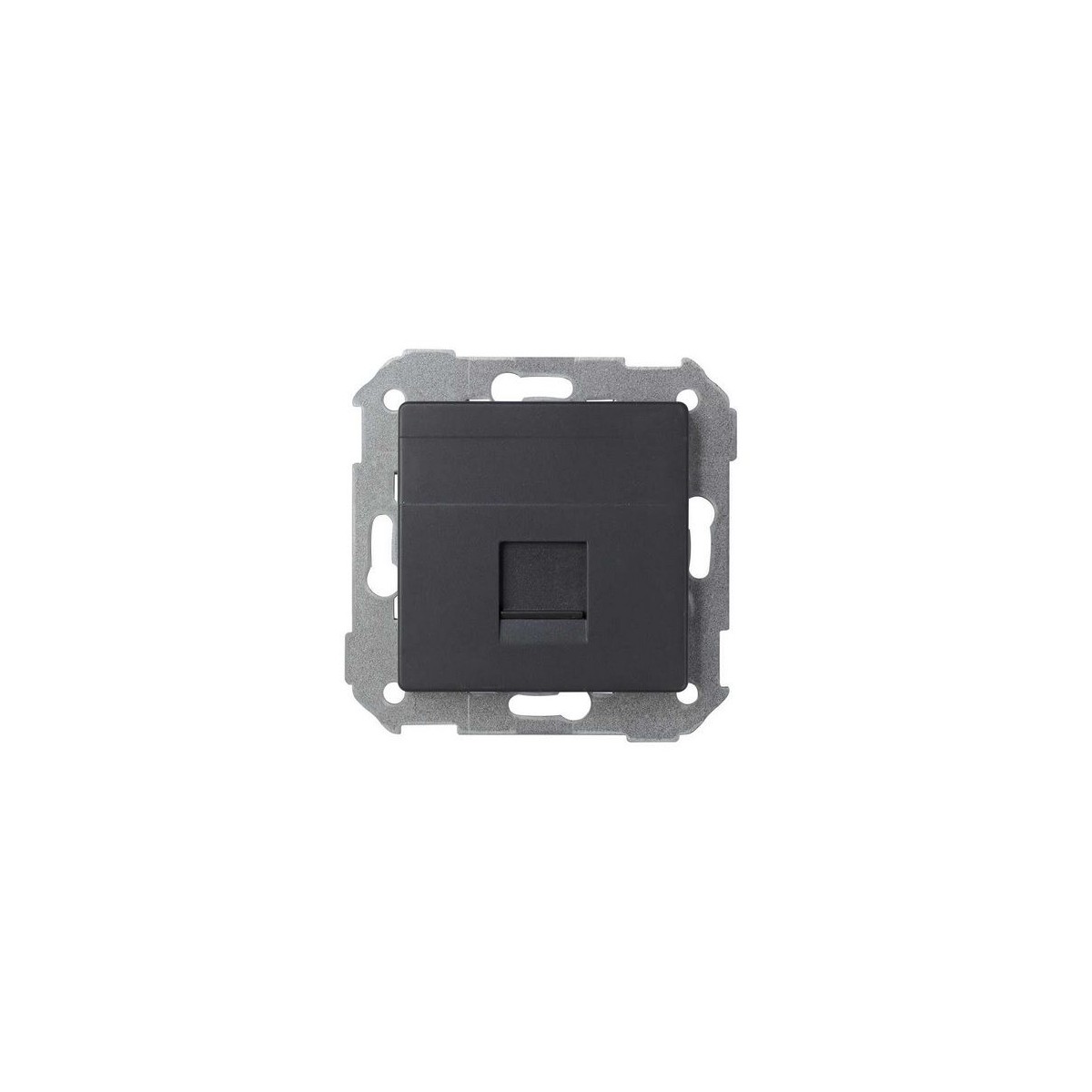 Tecla para 1 conector AMP ancha grafito Serie 82 Simon 82005-38