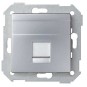 Tecla para 1 conector AMP ancha aluminio Serie 82 Simon 82005-33