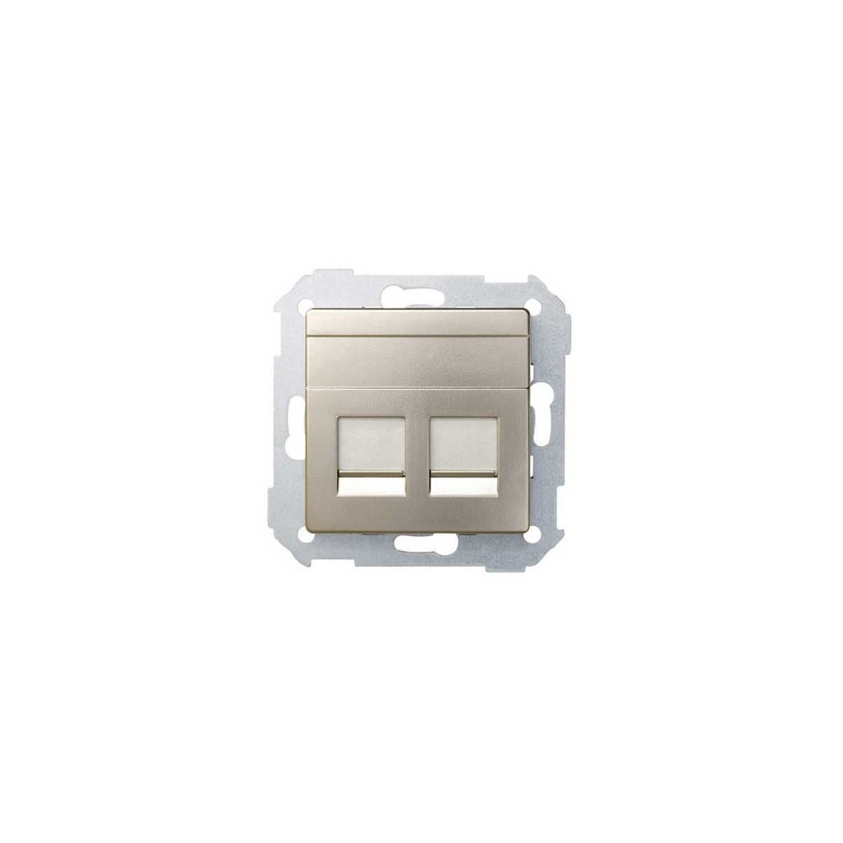 Tecla para 2 conectores AMP ancha cava Serie 82 Simon 82006-34