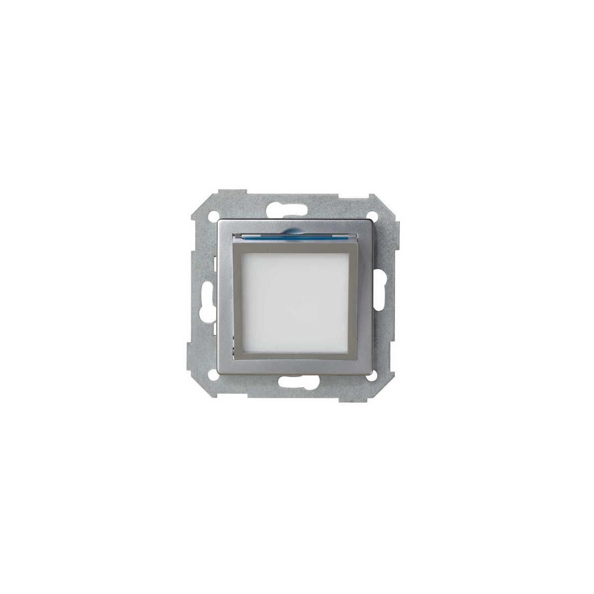Tapa baliza de cortesia ancha aluminio Serie 82 Simon 82036-33