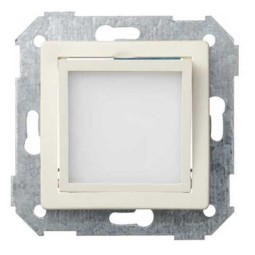 Tapa baliza de cortesia ancha marfil Serie 82 Simon 82036-31