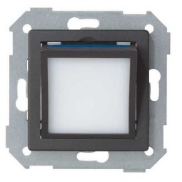 Tapa baliza de cortesia ancha grafito Serie 82 Simon 82036-38