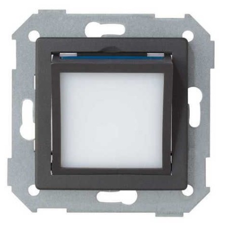Tapa baliza de cortesia ancha grafito Serie 82 Simon 82036-38