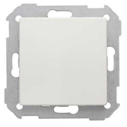 Tapa ciega ancha blanca Serie 82 Simon 82800-30