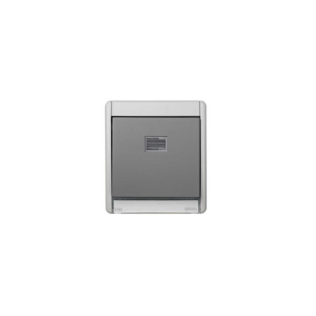 Caja estanca Simon 44 Aqua con tecla simple IP55 para mecanismos Simon 27