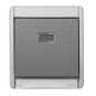 Caja estanca Simon 44 Aqua con tecla simple IP55 para mecanismos Simon 27