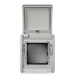 Caja estanca Simon 44 Aqua con tapa articulada IP55 para mecanismos Simon 27
