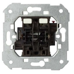 Grupo 2 pulsadores persiana con enclavamiento Simon 75331-39 para Series 72 82 88