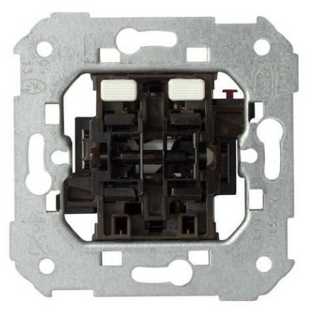 Grupo 2 pulsadores persiana con enclavamiento Simon 75331-39 para Series 72 82 88