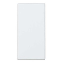 Tapa ciega estrecha blanca Simon 27800-34