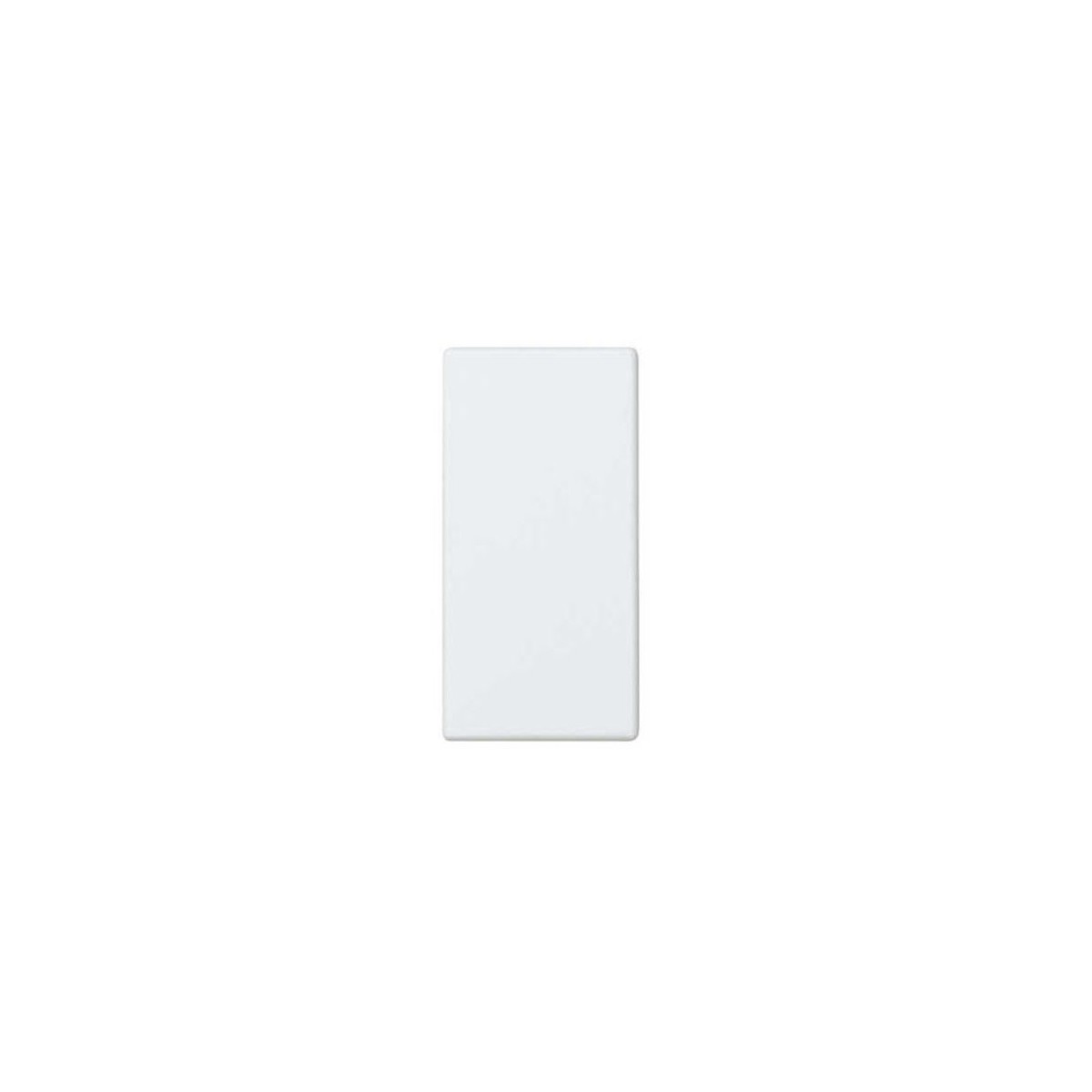 Tapa ciega estrecha blanca Simon 27800-34