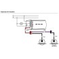 Detector movimiento esclavo DM SEN T03 techo 360º 230V 6 metros Dinuy