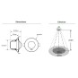 Detector movimiento esclavo DM SEN T03 techo 360º 230V 6 metros Dinuy