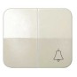 Tecla doble simbolo campana grupo 1 conmutador+1 pulsador marfil Serie 75 Simon 75027-31