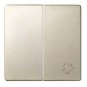 Tecla doble simbolo campana grupo 1 conmutador+1 pulsador cava Serie 82 Simon 82027-34
