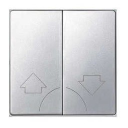 Tecla grupo 2 pulsadores persiana ancha aluminio Serie 82 Simon 82029-33