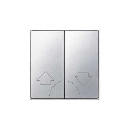 Tecla grupo 2 pulsadores persiana ancha aluminio Serie 82 Simon 82029-33