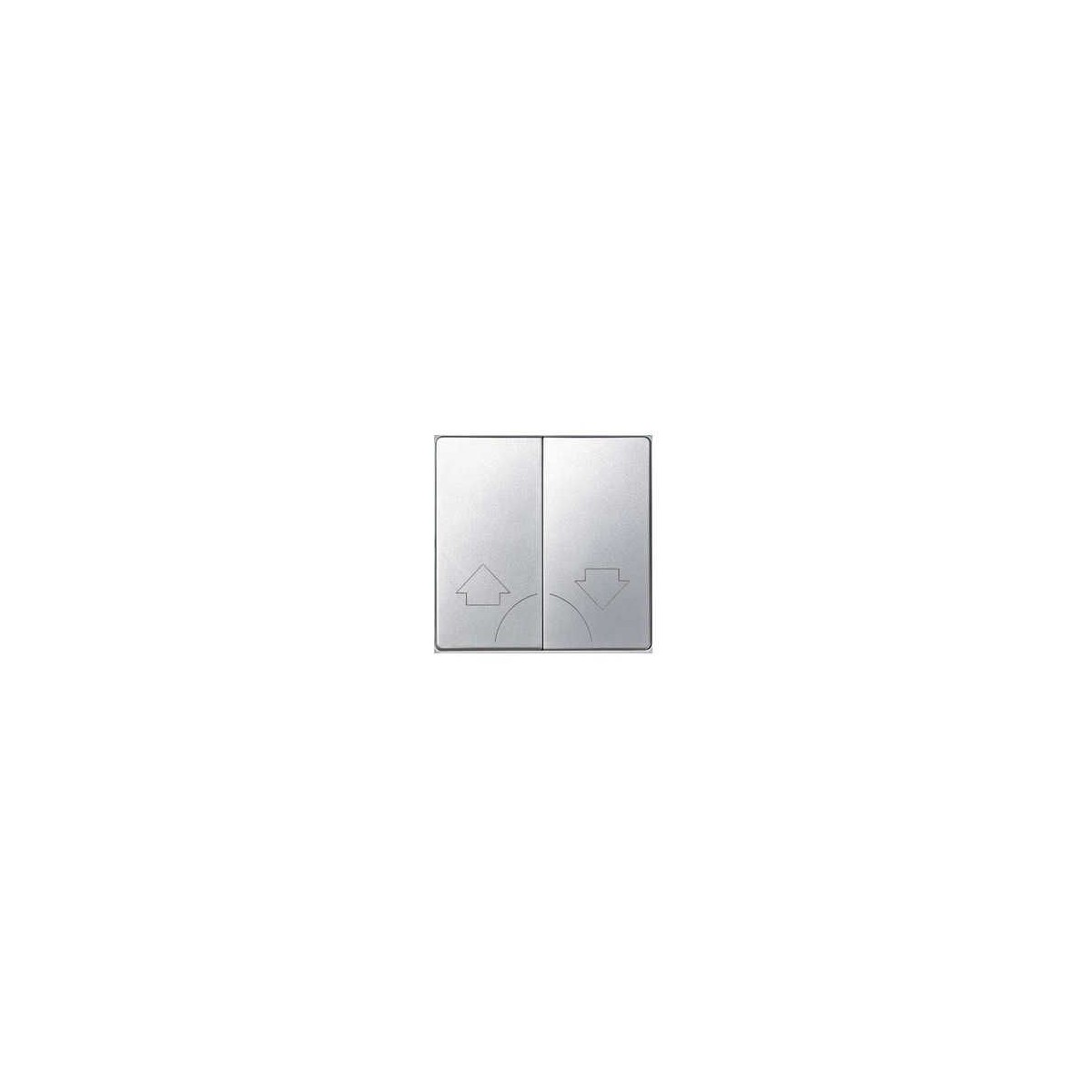 Tecla grupo 2 pulsadores persiana ancha aluminio Serie 82 Simon 82029-33