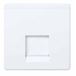 TECLA ANCHA BLANCA PARA 1 CONECTOR AMP SIMON 27087-35
