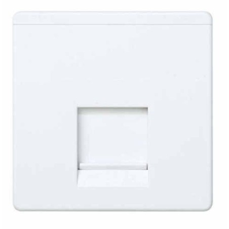 TECLA ANCHA BLANCA PARA 1 CONECTOR AMP SIMON 27087-35
