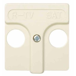 TAPA TOMA DE ANTENA R-TV/SAT ANCHA MARFIL SIMON 27097-31