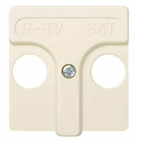 TAPA TOMA DE ANTENA R-TV/SAT ANCHA MARFIL SIMON 27097-31